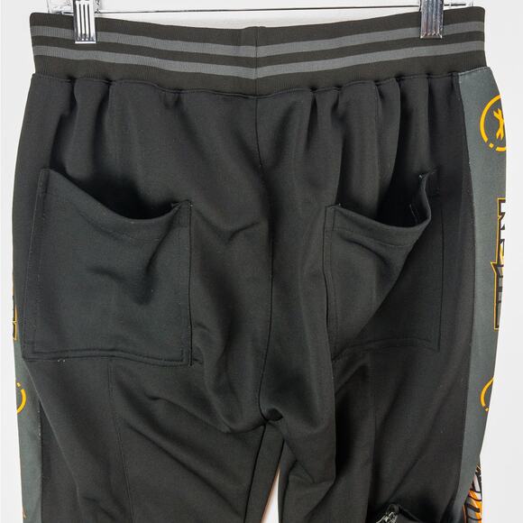 HK Army Paintball Joggers Men's Large Black Zip Cuffs Drawstring Phoenix Rising - Picture 10 of 12